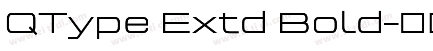 QType Extd Bold字体转换